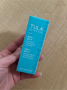 TULA Skincare Glow + Get It Cooling & Brightening Eye Balm NEW